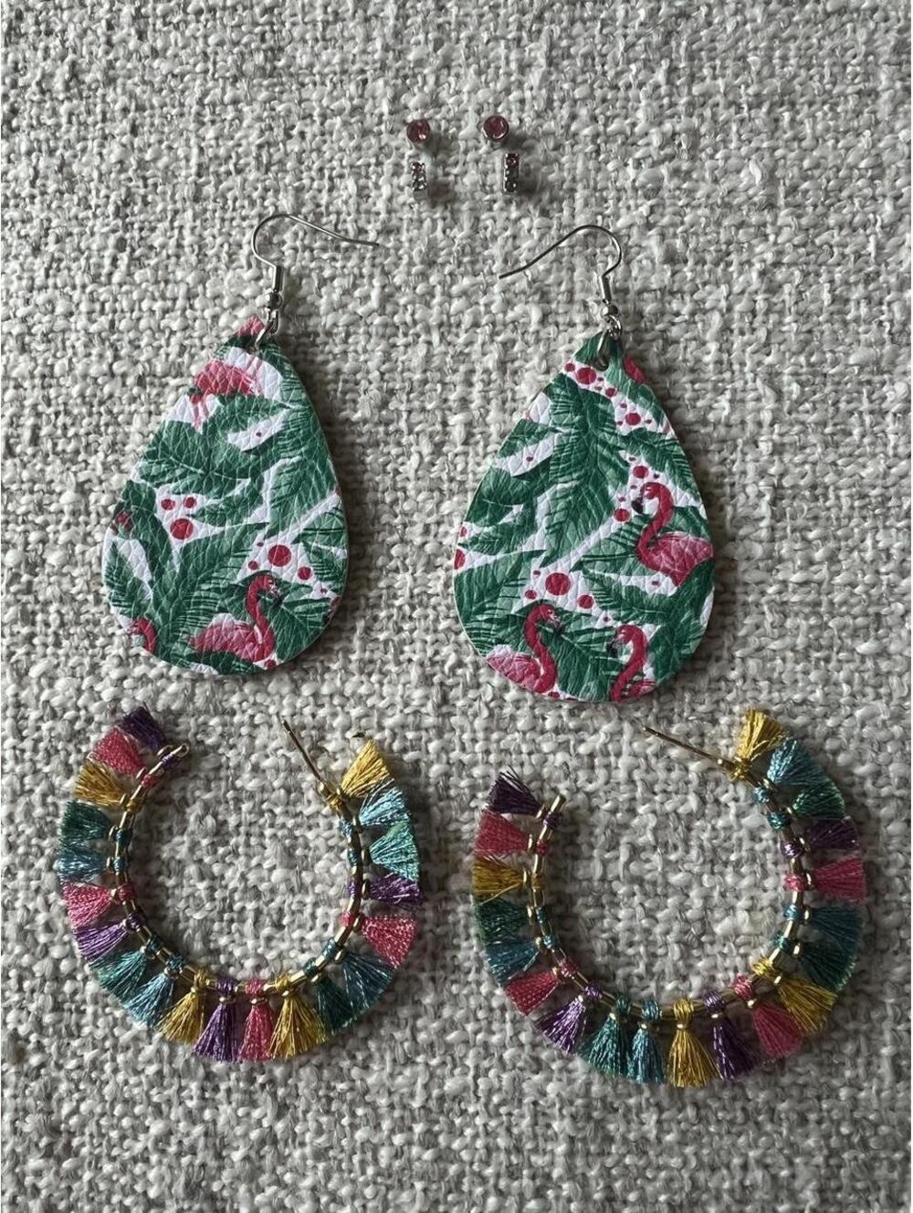 Tropical Earrings (Set of 2)